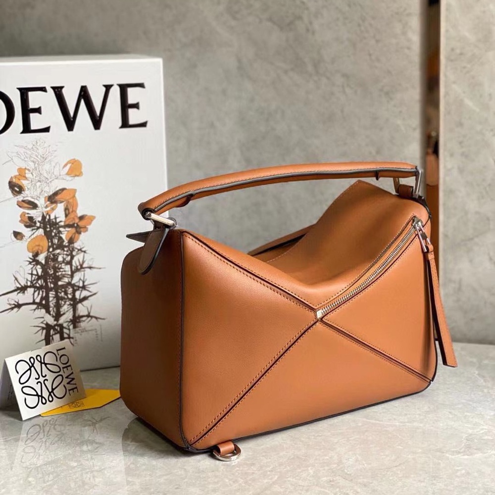 🎄🎄LOEWE Puzzle small geometric patchwork crossb… - image 2